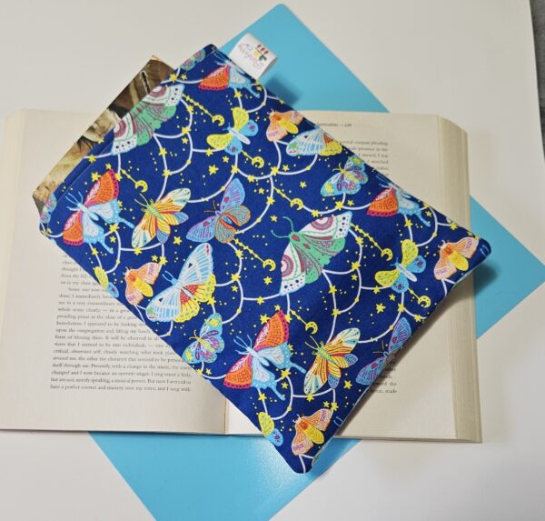 Blue Night Moth Book Sleeve for Book lovers