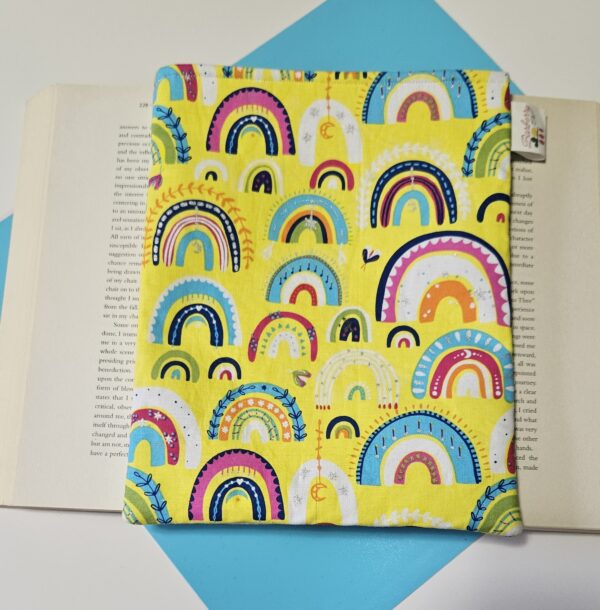 Yellow Rainbow Book Sleeve for book lovers