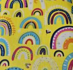 Yellow Rainbow Book Sleeve for book lovers