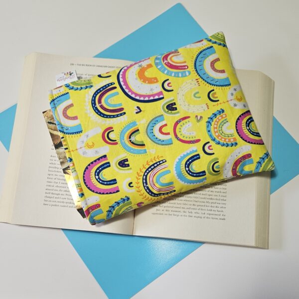 Yellow Rainbow Book Sleeve for book lovers