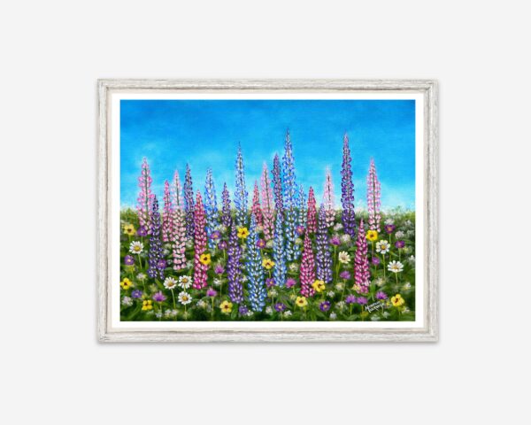 Field of Lupines Print