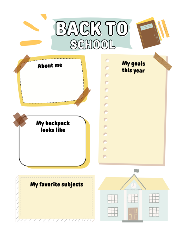 Back to School Planner- Digital