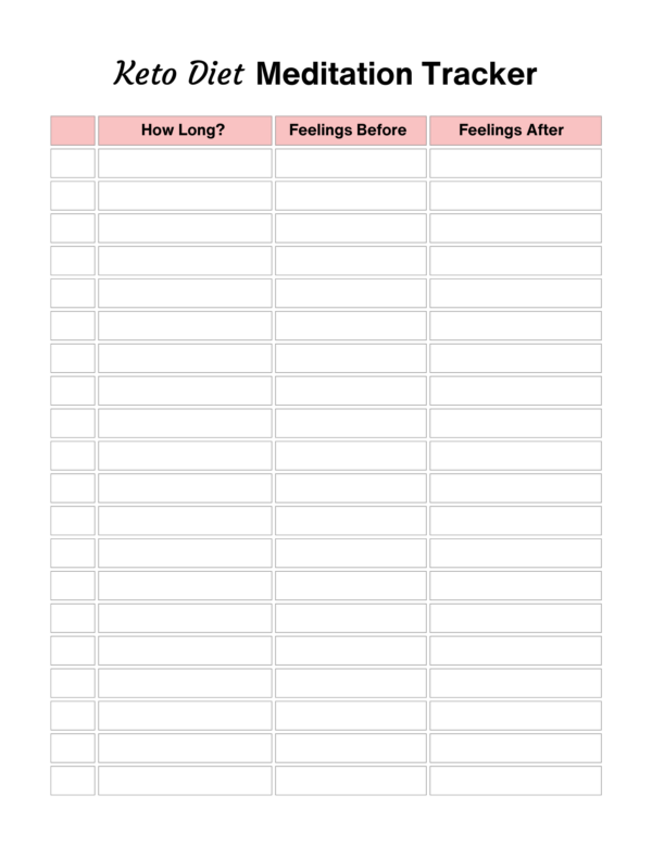 Keto Diet Planner- Digital Download