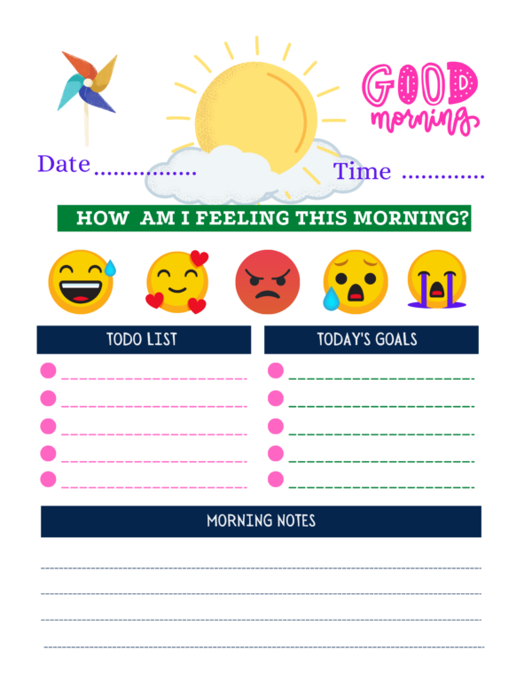 Kids Gratitude Journal - Digital Download