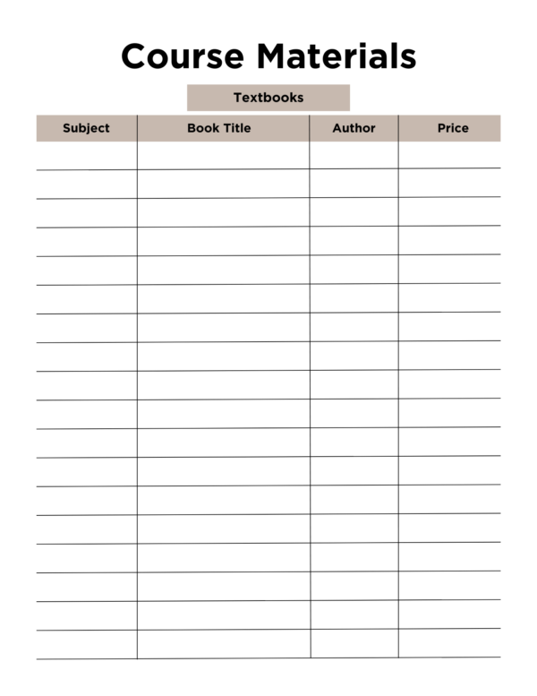 Nursing Planner- Digital Download