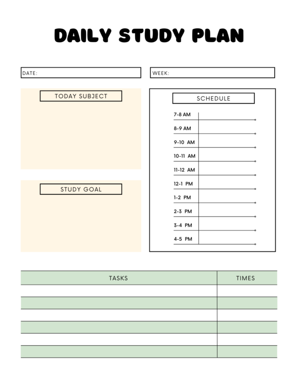 Back to School Planner- Digital