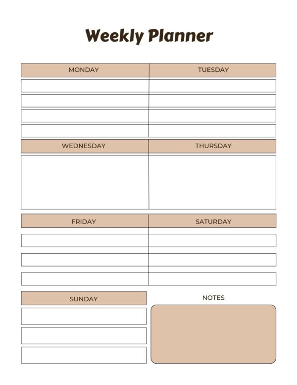 Craft Business Planner- Digital Download