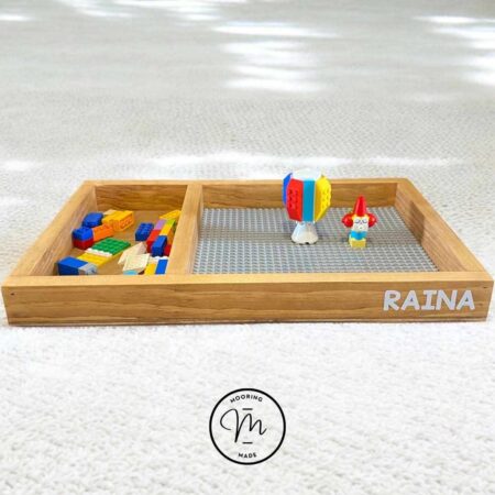 Brick Building Tray Kids Activity Tray Childrens Travel Accessories Kids Block Storage Kids Gift Ideas