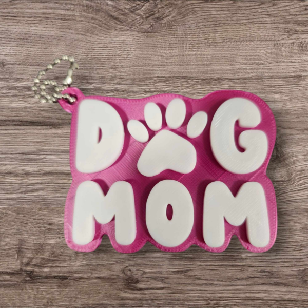 Keychain - Dog Mom