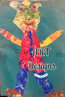 Finger Paint Fun Print (11"x 14" and 16"x 20")