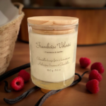 Raspberry and Cream Candle/Bougie parfumée Framboise Veloutée, 160 g.
