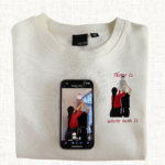 Personalized Embroidered Photo Sweatshirt — Celebrate Mother’s Day & Father’s Day with a One-of-a-Kind Gift