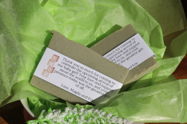 Baby Shower Soap Favors – Custom Mini Soaps with Personalized Labels – Handmade, Eco-Friendly, Unique Baby Shower Gift for Guests