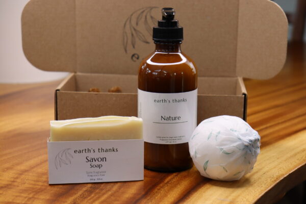 Fragrance-Free Skincare Gift Set – Unscented Body Lotion, Soap & Bath Bomb Trio – Handmade, Eco-Friendly, Sensitive Skin Care
