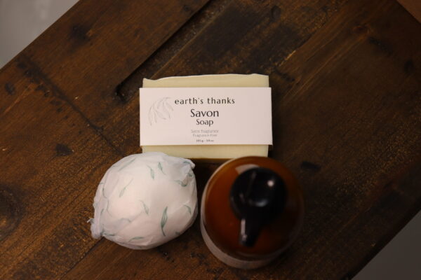 Fragrance-Free Skincare Gift Set – Unscented Body Lotion, Soap & Bath Bomb Trio – Handmade, Eco-Friendly, Sensitive Skin Care