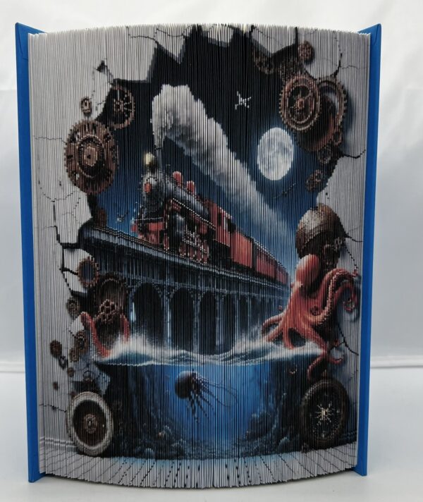 3D TRAIN - BOOK FOLDING PATTERN