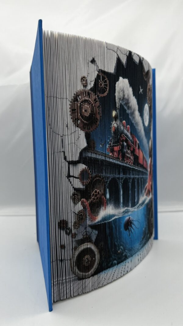 3D TRAIN - BOOK FOLDING PATTERN