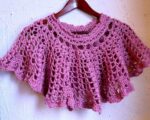 Rose Shawl, Capelet, Wrap, Shrug