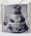 3-LAYER BIRTHDAY CAKE - BOOK FOLDING PATTERN - Digital Download