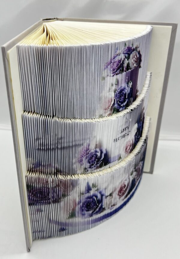 3-LAYER BIRTHDAY CAKE - BOOK FOLDING PATTERN - Digital Download
