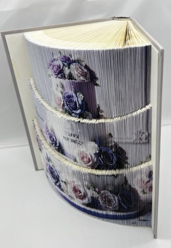 3-LAYER BIRTHDAY CAKE - BOOK FOLDING PATTERN - Digital Download