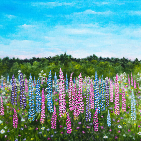 Field of Lupines Print