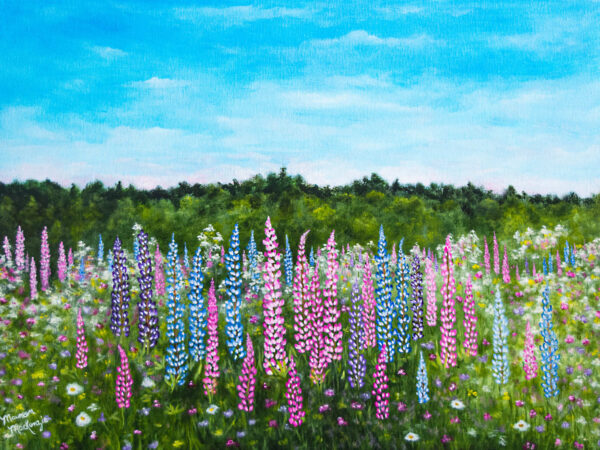 Field of Lupines Print