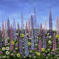 Field of Lupines Print