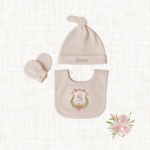 Personalized Newborn Gift Set – Embroidered Keepsake Collection
