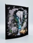 3D ELEPHANT BOOK ART - FINISHED BOOK ART