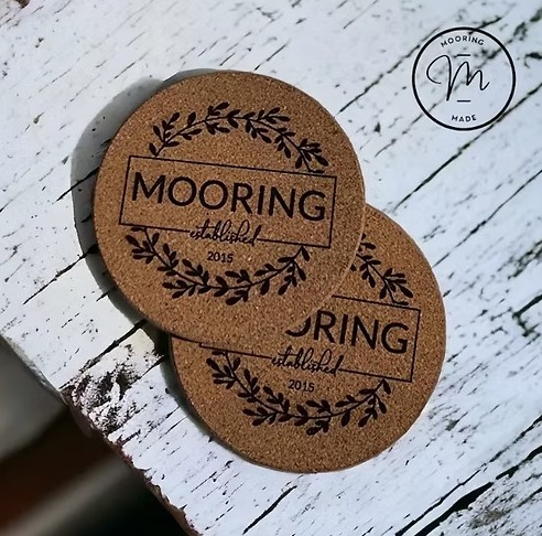 Anniversary Engraved Cork Coasters