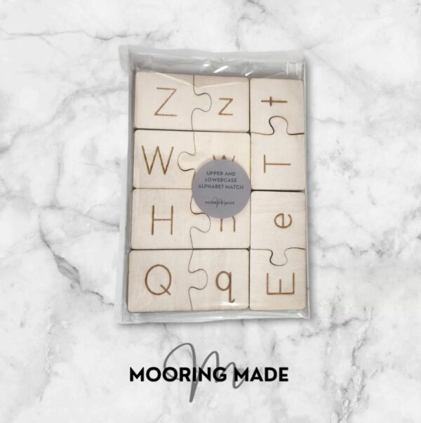 Uppercase and Lowercase Alphabet Match Puzzle