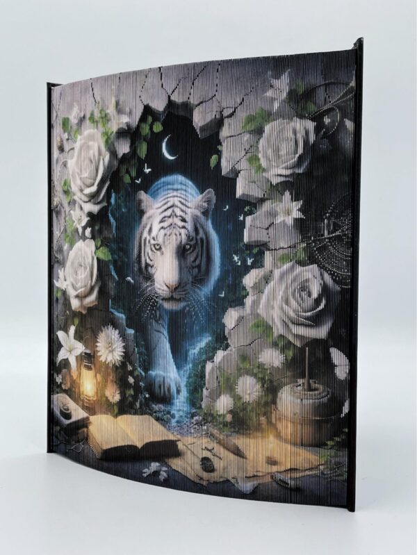 3D TIGER - BOOK FOLDING PATTERN - Digital Download