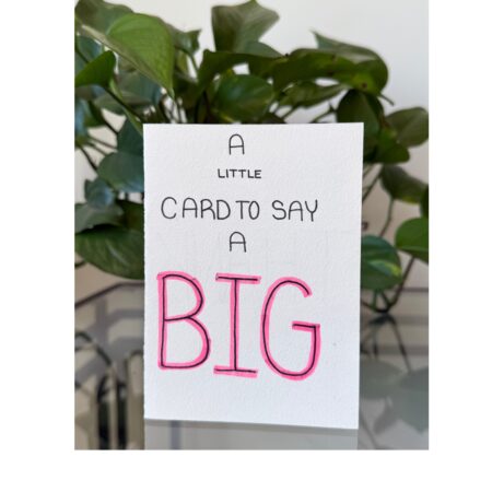 Big Thank You Card