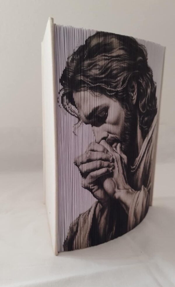 JESUS PRAYING - BOOK FOLDING PATTERN - Digital Download
