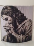 JESUS PRAYING - BOOK FOLDING PATTERN - Digital Download