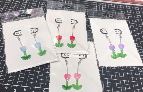 Tulip Drop Earrings