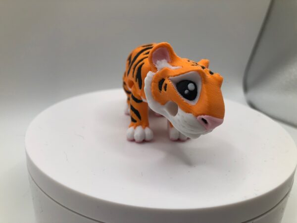 Mini Flexible Tiger Keychain