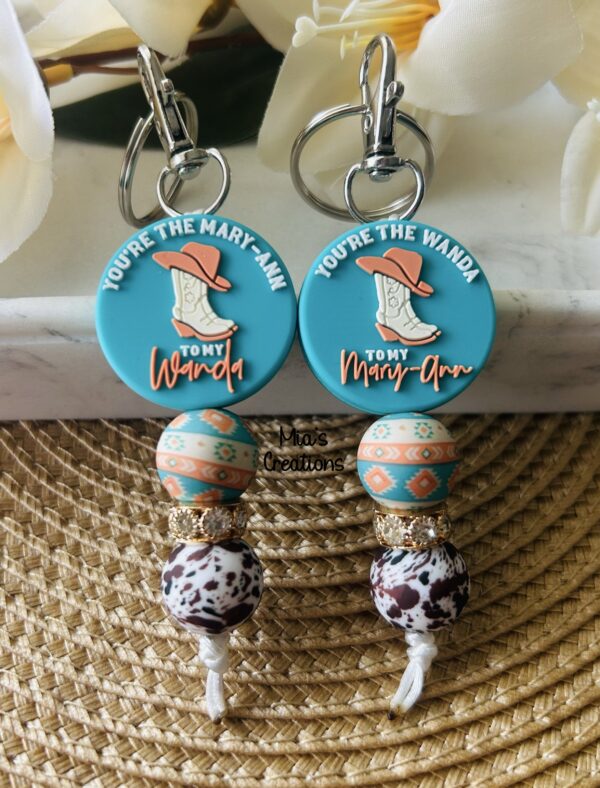 Mary-Ann & Wanda Key Chains | Mary-Ann and Wanda | Best Friend Key Chains | Best Friends | Goodbye Earl Key Chains |