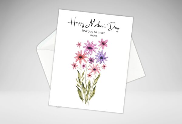 Pretty Floral Mother's Day Card