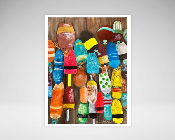 Yarmouth Buoy Wall Print