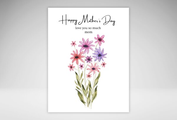 Pretty Floral Mother's Day Card