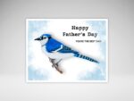Blue Jay Father's Day Card