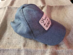 Mens adjustable hat w/ Prayer Warrior leather badge