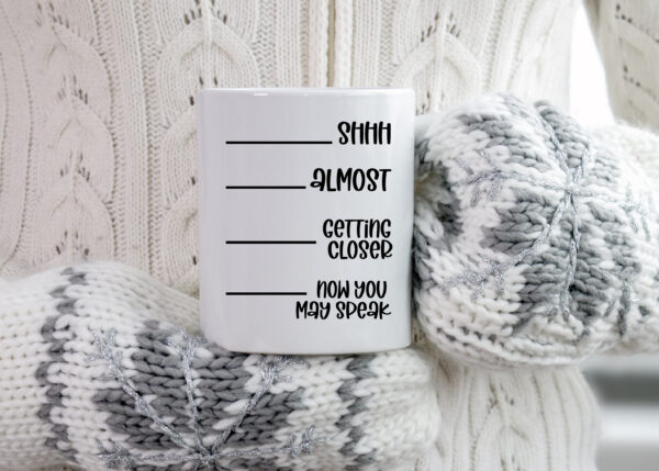 Silent Until Coffee Mug - Humorous 'Now You May Speak' Cup for Morning Rituals