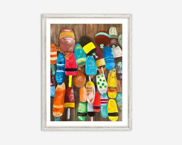 Yarmouth Buoy Wall Print
