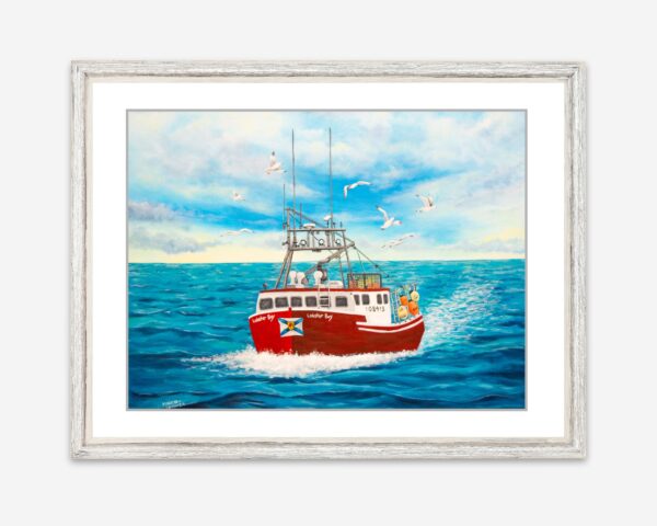 Nova Scotia Lobster Boat Print