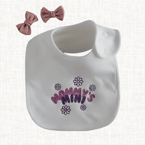 Mommy’s Mini — Embroidered Baby Bib | Mother's Day Gift