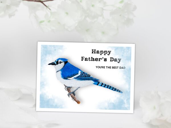 Blue Jay Father's Day Card