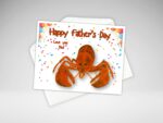 Cute Lobster Father's Day Card